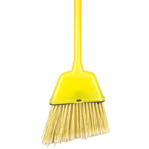 Small Angle Broom, Flagged Plastic Fill, 54″ Overall Length - Apex Tool & Supply