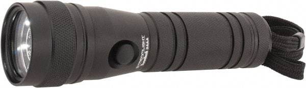 Streamlight - White LED Bulb, 100 Lumens, Industrial/Tactical Flashlight - Black Aluminum Body, 3 AAA Batteries Included - Apex Tool & Supply