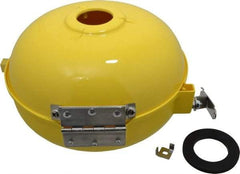 Bradley - 10-3/8" Wide x 3-1/2" High, Plastic Plumbed Wash Station Dust Cover - Includes Bracket & Hinge - Apex Tool & Supply