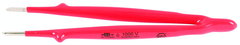 5" OAL INSULATED TWEEZERS STRAIGHT - Apex Tool & Supply