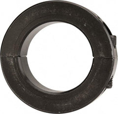 Climax Metal Products - 1-13/16" Bore, Steel, Two Piece Two Piece Split Shaft Collar - 2-7/8" Outside Diam, 11/16" Wide - Apex Tool & Supply