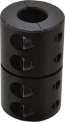 Climax Metal Products - 5/8" Inside x 1-5/16" Outside Diam, Two Piece Rigid Coupling without Keyway - 2" Long - Apex Tool & Supply