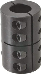 Climax Metal Products - 7/8" Inside x 1-5/8" Outside Diam, Two Piece Rigid Coupling without Keyway - 2-1/2" Long - Apex Tool & Supply