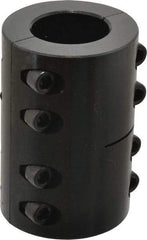Climax Metal Products - 1-1/2" Inside x 2-5/8" Outside Diam, Two Piece Rigid Coupling without Keyway - 3-7/8" Long - Apex Tool & Supply