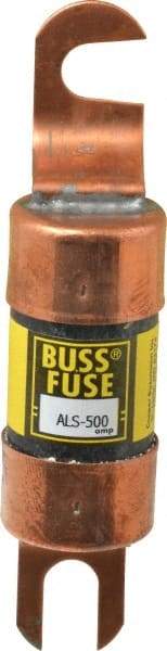 Cooper Bussmann - 500 Amp Time Delay Fast-Acting Forklift & Truck Fuse - 125VAC, 125VDC, 4.71" Long x 1" Wide, Bussman ALS-500, Ferraz Shawmut ALS450 - Apex Tool & Supply