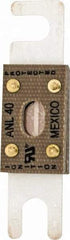 Cooper Bussmann - 40 Amp Non-Time Delay Fast-Acting Forklift & Truck Fuse - 125VAC, 80VDC, 3.18" Long x 0.75" Wide, Littelfuse CNL40, Bussman ANL-40, Ferraz Shawmut CNN40 - Apex Tool & Supply