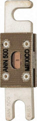 Cooper Bussmann - 500 Amp Non-Time Delay Fast-Acting Forklift & Truck Fuse - 125VAC, 80VDC, 3.18" Long x 0.75" Wide, Littelfuse CNN500, Bussman ANN-500, Ferraz Shawmut CNN500 - Apex Tool & Supply
