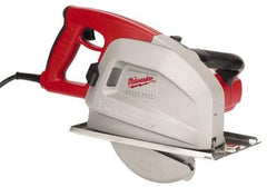 Milwaukee Tool - 13 Amps, 8" Blade Diam, 3,700 RPM, Electric Circular Saw - 120 Volts, 1.75 hp, 15' Cord Length, 5/8" Arbor Hole, Right Blade - Apex Tool & Supply