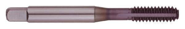 OSG - 3/8-24 UNF H8 Thread Limit Modified Bottoming Thread Forming Tap - Powdered Metal High Speed Steel, TiCN Finish, 2-15/16" OAL, 1-1/4" Thread Length, Right Hand Thread, Series EXO-NRT 14050 - Apex Tool & Supply