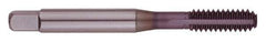 OSG - 3/8-24 UNF H8 Thread Limit Modified Bottoming Thread Forming Tap - Powdered Metal High Speed Steel, TiCN Finish, 2-15/16" OAL, 1-1/4" Thread Length, Right Hand Thread, Series EXO-NRT 14050 - Apex Tool & Supply