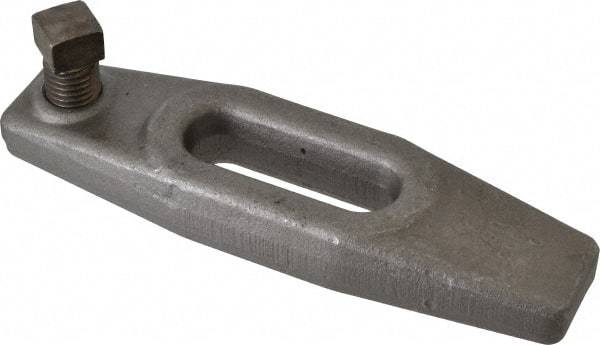 Gibraltar - 13/16" Stud, 2" Travel, 8" OAL x 2-1/8" Overall Width x 1-1/8" Overall Height, Heel Clamp - Grade ASTM A521 Class CA Forged Steel, 2-13/16" Long x 13/16" Wide Slot, Tapped - Apex Tool & Supply