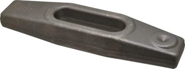 Gibraltar - 15/16" Stud, 2-3/4" Travel, 10" OAL x 2-1/2" Overall Width x 1-3/8" Overall Height, Heel Clamp - Grade ASTM A521 Class CA Forged Steel, 3-11/16" Long x 15/16" Wide Slot - Apex Tool & Supply