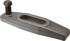 Gibraltar - 15/16" Stud, 2-3/4" Travel, 10" OAL x 2-1/2" Overall Width x 1-3/8" Overall Height, Heel Clamp - Grade ASTM A521 Class CA Forged Steel, 3-11/16" Long x 15/16" Wide Slot, Tapped - Apex Tool & Supply