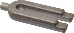 Gibraltar - 2" Wide x 7/8" High, Forged Steel, U Shaped Strap Clamp - 11/16" Stud, 5-1/2" Travel, 6" OAL, 5-1/2" Slot Length, 11/16" Slot Width - Apex Tool & Supply
