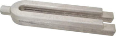 Gibraltar - 3-1/4" Wide x 1-3/8" High, Forged Steel, U Shaped Strap Clamp - 1-1/16" Stud, 11" Travel, 12" OAL, 11" Slot Length, 1-1/16" Slot Width - Apex Tool & Supply