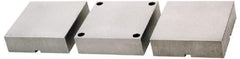 Kurt - 6" Jaw Width, 1.728" Jaw Height, Standard, Vise Jaw Set - Cast Iron, 3 Jaws, 6 HD & HDL Vise Compatibility - Apex Tool & Supply