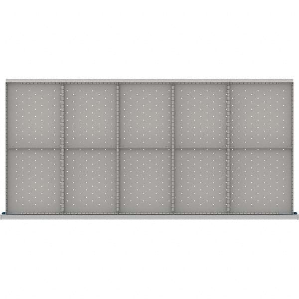 LISTA - 10-Compartment Drawer Divider Layout for 3.15" High Drawers - Apex Tool & Supply