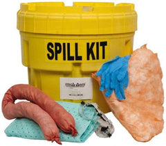 PRO-SAFE - Oil Only Spill Kit - 95 Gal Polyethylene Overpack Container - Apex Tool & Supply