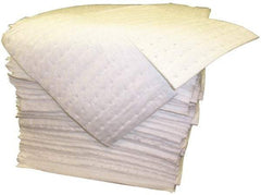 PRO-SAFE - 30 Gal Capacity per Package, Oil Only Pad - 17" Long x 15" Wide, White, Polypropylene - Apex Tool & Supply