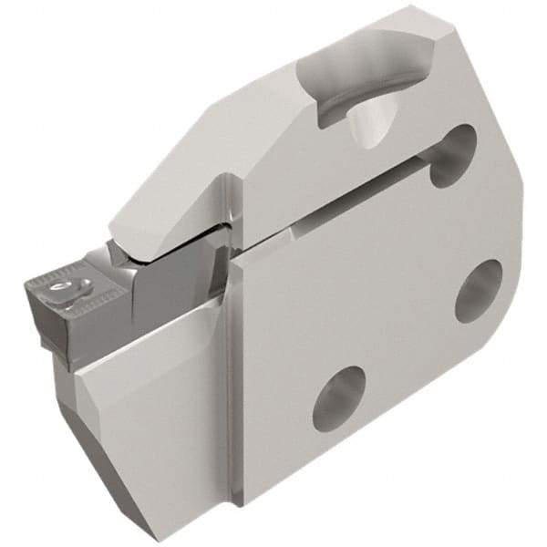 Iscar - Left Hand Cut, 4.76mm Insert Width, Cutoff & Grooving Support Blade for Indexables - 12mm Max Depth of Cut, 6mm Head Projection - Apex Tool & Supply