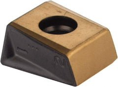 Iscar - T490 LNHT080404 Grade IC808 Carbide Milling Insert - TiAlN/AlTiN/TiN Finish, 0.2957" Thick, 0.4mm Corner Radius - Apex Tool & Supply
