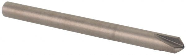 SGS - 1/8" Head Diam, 1/8" Shank Diam, 3 Flute 90° Solid Carbide Countersink - Apex Tool & Supply