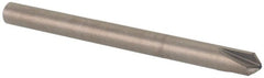 SGS - 1/8" Head Diam, 1/8" Shank Diam, 3 Flute 90° Solid Carbide Countersink - Apex Tool & Supply