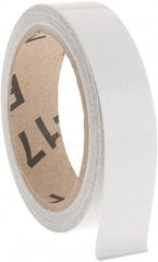 NMC - White Solid Color Vinyl Tape - 1" Wide x 30' Long x 0.002" Thick, General Traffic - Apex Tool & Supply