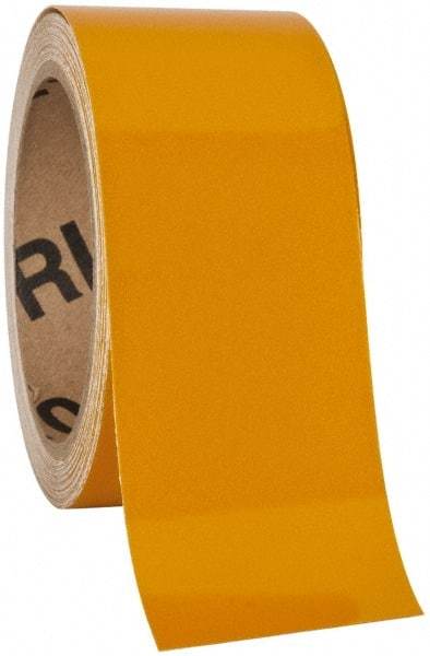 NMC - Yellow Solid Color Vinyl Tape - 2" Wide x 30' Long x 0.002" Thick, General Traffic - Apex Tool & Supply