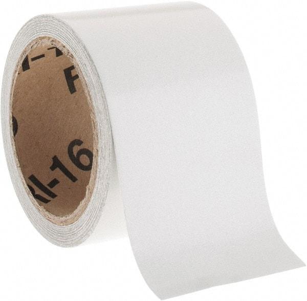 NMC - White Solid Color Vinyl Tape - 3" Wide x 30' Long x 0.002" Thick, General Traffic - Apex Tool & Supply