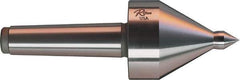 Riten - MT5 Taper Shank, 3-1/2" Head Diam 1,165 Lb Capacity Live Center - 3,500 Max RPM, 4-5/8" Head Length, 3/4" Point Diam, 1-1/8" Point Len, 1,165 Lb Max Workpc, 4-5/8" OAL, Pipe Nose Point - Apex Tool & Supply