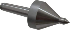 Riten - MT3 Taper Shank, 2-5/8" Head Diam 685 Lb Capacity Live Center - 4,000 Max RPM, 3-3/16" Head Length, 5/8" Point Diam, 15/16" Point Len, 685 Lb Max Workpc, 3-3/16" OAL, Pipe Nose Point - Apex Tool & Supply
