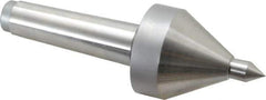 Riten - MT4 Taper Shank, 2-5/8" Head Diam 685 Lb Capacity Live Center - 4,000 Max RPM, 3-7/8" Head Length, 5/8" Point Diam, 15/16" Point Len, 685 Lb Max Workpc, 3-7/8" OAL, Pipe Nose Point - Apex Tool & Supply