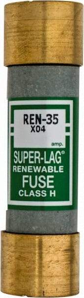 Cooper Bussmann - 250 VAC, 35 Amp, Time Delay Renewable Fuse - Fuse Holder Mount, 76.2mm OAL, 10 (RMS) kA Rating, 20.6mm Diam - Apex Tool & Supply