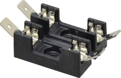 Cooper Bussmann - 2 Pole, 300 VAC/VDC, 30 Amp, Bolt-in Fuse Block - 1/4 Inch Diameter x 1-1/4 Inch Fuse Length, 2 Inch Long x 1-1/8 Inch Wide x 14.3mm High Block, 266°F - Apex Tool & Supply