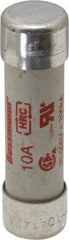 Cooper Bussmann - 500 VAC, 10 Amp, Fast-Acting Semiconductor/High Speed Fuse - 50.8mm OAL, 200 (RMS), 50 at DC kA Rating, 9/16" Diam - Apex Tool & Supply