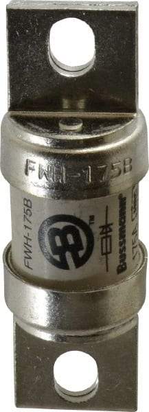 Cooper Bussmann - 500 VAC/VDC, 175 Amp, Fast-Acting Semiconductor/High Speed Fuse - Bolt-on Mount, 3-5/8" OAL, 200 (RMS Symmetrical), 50 at DC kA Rating, 1-5/32" Diam - Apex Tool & Supply