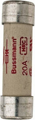 Cooper Bussmann - 500 VAC, 20 Amp, Fast-Acting Semiconductor/High Speed Fuse - 50.8mm OAL, 200 (RMS), 50 at DC kA Rating, 9/16" Diam - Apex Tool & Supply