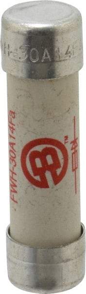 Cooper Bussmann - 500 VAC, 30 Amp, Fast-Acting Semiconductor/High Speed Fuse - 50.8mm OAL, 200 (RMS), 50 at DC kA Rating, 9/16" Diam - Apex Tool & Supply