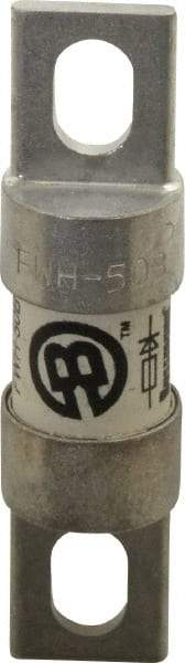 Cooper Bussmann - 500 VAC/VDC, 50 Amp, Fast-Acting Semiconductor/High Speed Fuse - Bolt-on Mount, 3-3/16" OAL, 200 (RMS Symmetrical), 50 at DC kA Rating, 13/16" Diam - Apex Tool & Supply