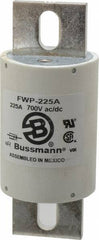 Cooper Bussmann - 700 VAC/VDC, 225 Amp, Fast-Acting Semiconductor/High Speed Fuse - Stud Mount Mount, 5-3/32" OAL, 200 (RMS), 50 at DC kA Rating, 2" Diam - Apex Tool & Supply