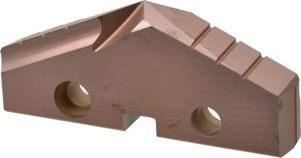 Allied Machine and Engineering - 2-1/8" Diam x 5/16" Thick, Seat Code 4, 132° Included Angle Spade Drill Insert - AM200 Coated, Cobalt, Grade Super Cobalt, Series GEN2 T-A - Apex Tool & Supply