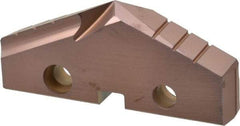Allied Machine and Engineering - 2-1/8" Diam x 5/16" Thick, Seat Code 4, 132° Included Angle Spade Drill Insert - AM200 Coated, Cobalt, Grade Super Cobalt, Series GEN2 T-A - Apex Tool & Supply