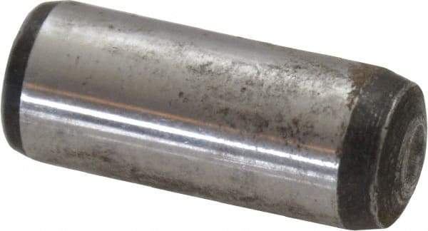 Value Collection - 12mm Diam x 30mm Pin Length Alloy Steel Pull Out Dowel Pin - C 57-63 Hardness, 1 Rounded & 1 Threaded End - Apex Tool & Supply