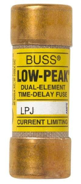 Cooper Bussmann - 300 VDC, 600 VAC, 1.6 Amp, Time Delay General Purpose Fuse - Fuse Holder Mount, 2-1/4" OAL, 100 at DC, 300 at AC (RMS) kA Rating, 13/16" Diam - Apex Tool & Supply