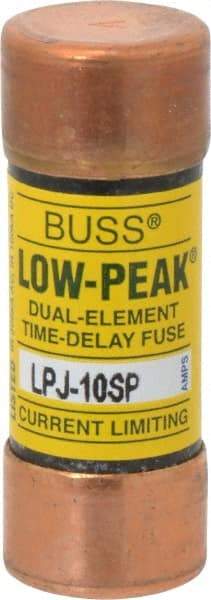 Cooper Bussmann - 300 VDC, 600 VAC, 10 Amp, Time Delay General Purpose Fuse - Fuse Holder Mount, 2-1/4" OAL, 100 at DC, 300 at AC (RMS) kA Rating, 13/16" Diam - Apex Tool & Supply