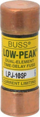 Cooper Bussmann - 300 VDC, 600 VAC, 10 Amp, Time Delay General Purpose Fuse - Fuse Holder Mount, 2-1/4" OAL, 100 at DC, 300 at AC (RMS) kA Rating, 13/16" Diam - Apex Tool & Supply