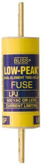 Cooper Bussmann - 300 VDC, 600 VAC, 110 Amp, Time Delay General Purpose Fuse - Bolt-on Mount, 5-3/4" OAL, 100 at DC, 300 at AC (RMS) kA Rating, 1-5/8" Diam - Apex Tool & Supply