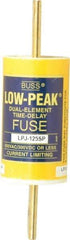 Cooper Bussmann - 300 VDC, 600 VAC, 125 Amp, Time Delay General Purpose Fuse - Bolt-on Mount, 5-3/4" OAL, 100 at DC, 300 at AC (RMS) kA Rating, 1-5/8" Diam - Apex Tool & Supply