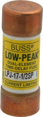 Cooper Bussmann - 300 VDC, 600 VAC, 17.5 Amp, Time Delay General Purpose Fuse - Fuse Holder Mount, 2-1/4" OAL, 100 at DC, 300 at AC (RMS) kA Rating, 13/16" Diam - Apex Tool & Supply